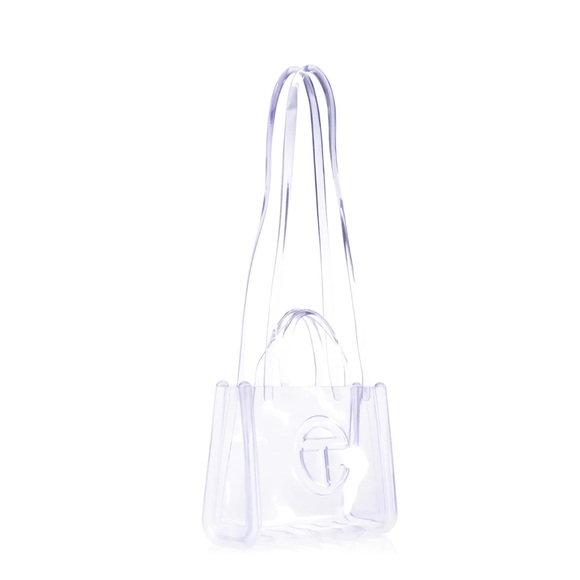 Authentic New W/ Tags Melissa X Telfar 'Medium' Jelly Shopper - Clear - Picture 2 of 8
